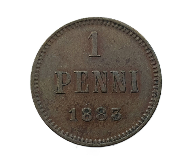 1 penni 1883 - hyväkuntoinen!