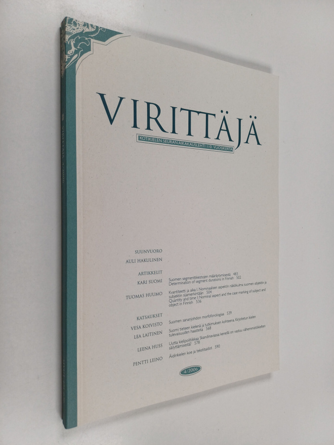 Virittäjä 4/2006