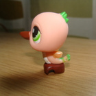 LITTLEST PET SHOP persikka KOLIBRI, LINTU #343 - pikkukuva 2