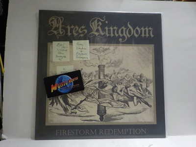 ARES KINGDOM - FIRESTORM REDEMPTION EX+/M- LP + POSTER+