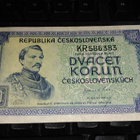 Chechoslovakia Tsekki 20 korun 1945 P61 UNC- - pikkukuva 1