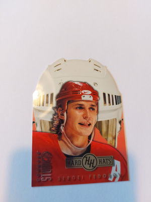 1997-98 Studio Hard Hats #21 Sergei Fedorov /3000
