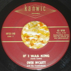 7" OWEN McCARTY - If I Was King - single 1968 hillbilly  EX- - pikkukuva 1
