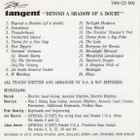 Tangent – Beyond A Shadow Of A Doubt Cd Uk 1998 - pikkukuva 4