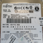 Fujitsu 100GB 2.5" IDE-kiintolevy plus ruuvit - pikkukuva 1