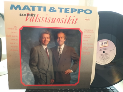 MATTI JA TEPPO, Suuret Valssisuosikit, LP -90 UPEA KUNTO !!