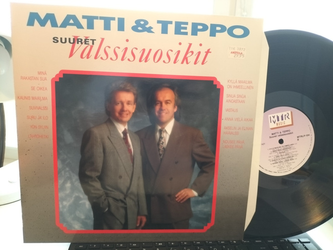 MATTI JA TEPPO, Suuret Valssisuosikit, LP -90 UPEA KUNTO !!