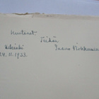 1933 Hki piispatar Gummerukselle surunvalittelukirje - pikkukuva 3