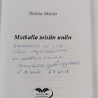 Helena Moisio : Matkalla toisiin uniin (signeerattu, teki... - pikkukuva 3