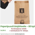 Biojätepussit 80 kpl - pikkukuva 1