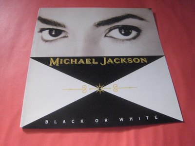 Michael Jackson, single Black Or White (pelkät kannet)