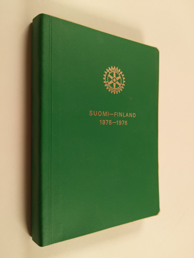 Rotary matrikkeli-matrikel 1975 - 1976 : Piirit, distrikt...
