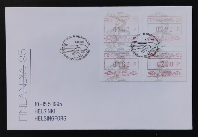 1993 FDC Frama Finlandia 95