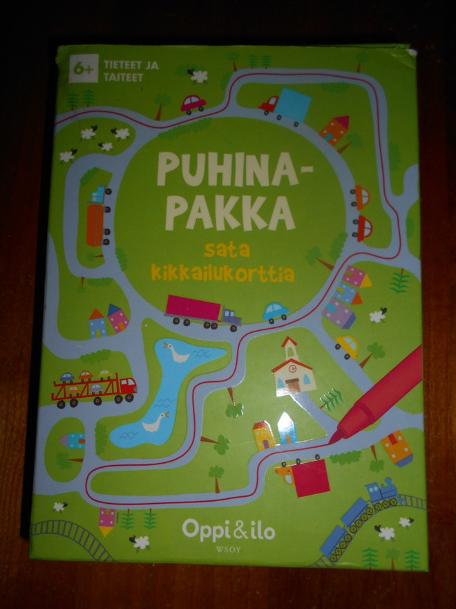 Puhinapakka -puuhakortit 6+  (#3008b)