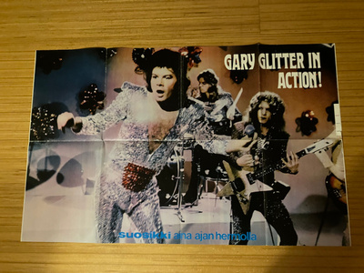 SUOSIKKI JULISTE GARY GLITTER HYVÄ