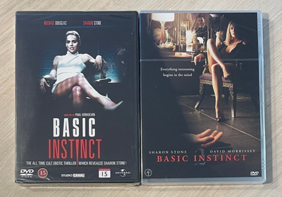 Basic Instinct 1&2 (2DVD) Sharon Stone (UUSI)