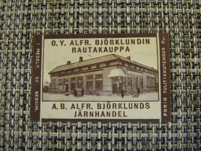 O.Y.Alfr.Björklundin Rautakauppa (Kokkola ).