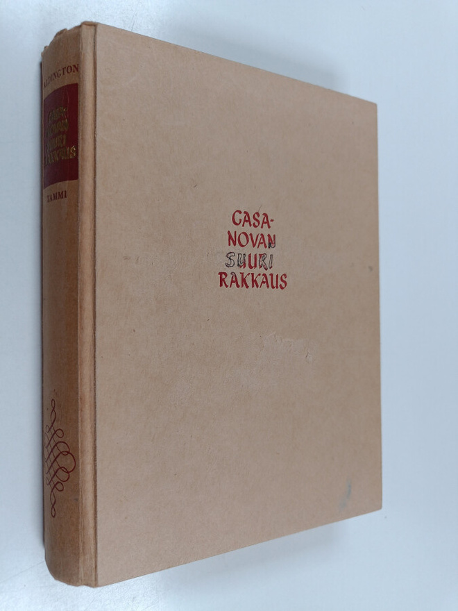 Richard Aldington : Casanovan suuri rakkaus