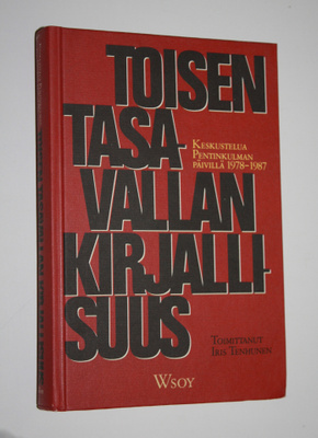 Iris (toim.) Tenhunen : Toisen tasavallan kirjallisuus : ...