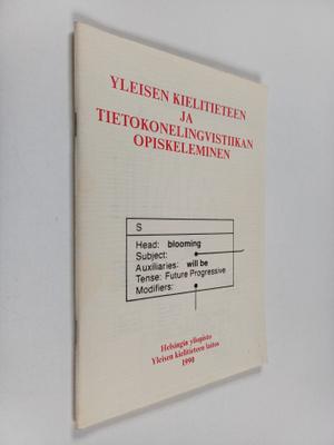 Yleisen kielitieteen ja tietokonelingvistiikan opiskeleminen