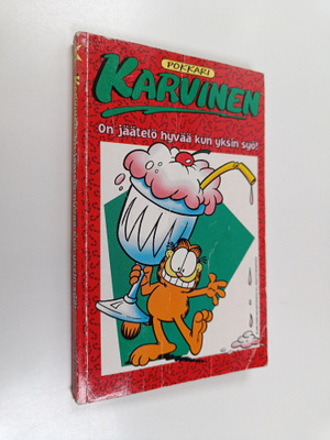 Jim Davis : Karvinen : on jäätelö hyvää kun yksin syö!
