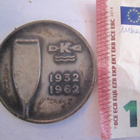 VANHA Mitali Melonta Suomen Kanoottiliitto 1932-1962 - pikkukuva 1