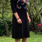 Teetetty kuviollinen mekko M - pikkukuva 4