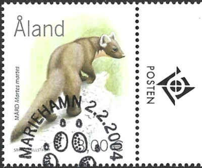 Ål 2004 Petoeläimiä välilöpari 3,00 € logo EPL LaPe 231