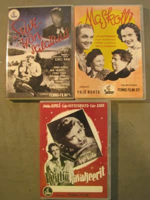 FENNO-FILMI ELOKUVAT ( 3 kpl )
