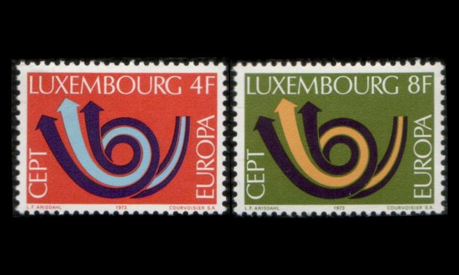 Luxemburg 862-3 ** Europa (1973)