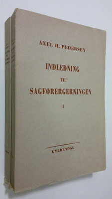 Axel H. Pedersen : Indledning til sagförergerningen 1-2 (...