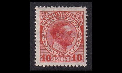 Tanskan Länsi-Intia 50 * Christian X 10 bit (1915)