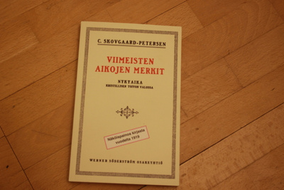 C.Skovgaard-Petersen Viimeisten aikojen merkit nykyaika #1