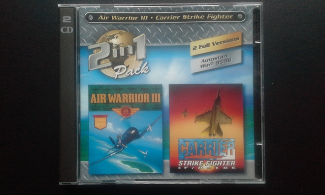 PC CD: Air Warrior III + Carrier Strike Fighter pelit (1998)