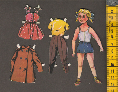 Paperinukke pikku-Kerttu 1950-60-luku