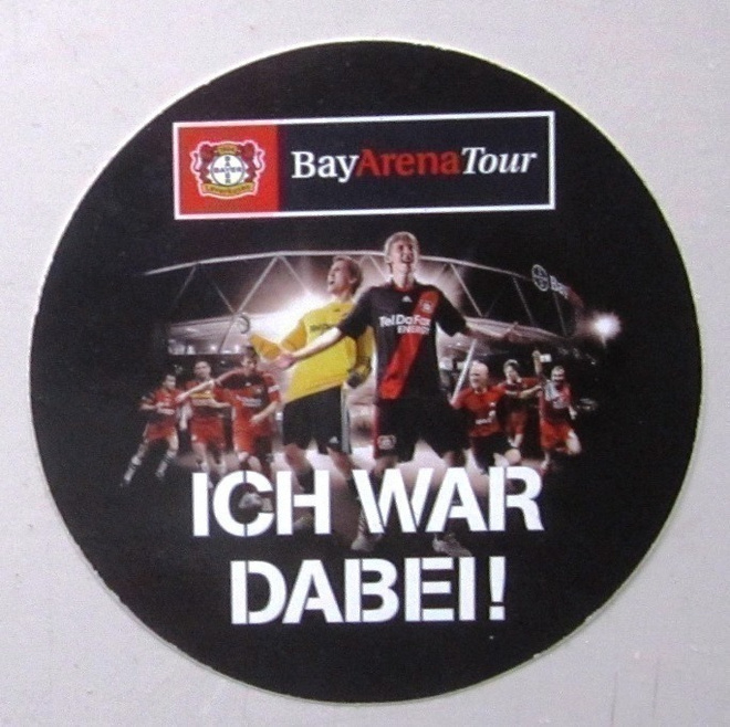 Jalkapallo Bayer Leverkusen pyöreä stadion-tarra