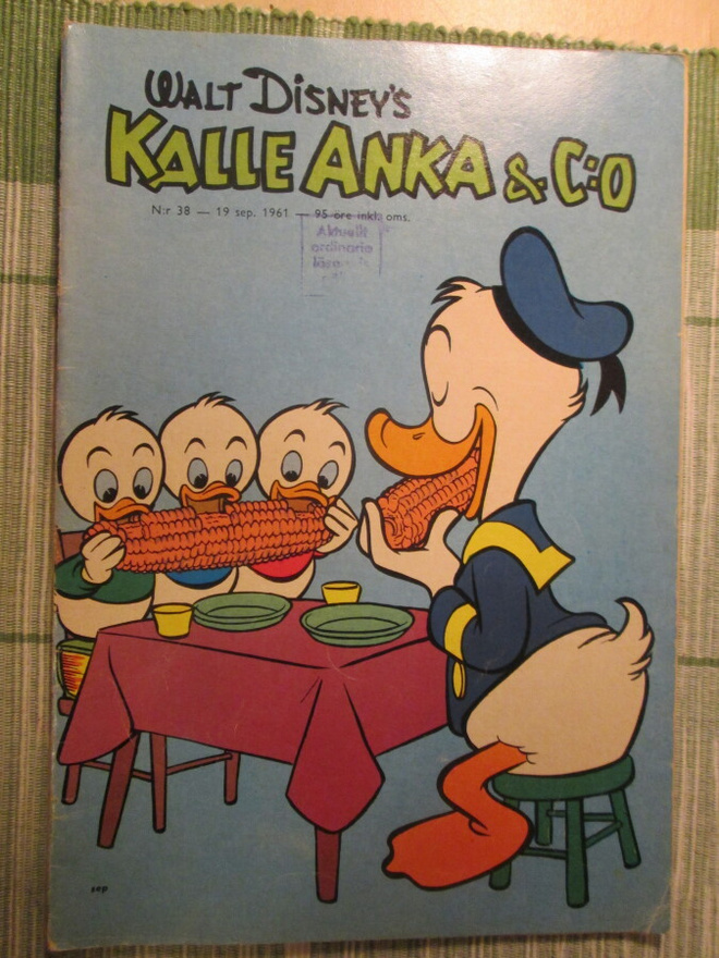 KALLE ANKA & CO 38/1961 SARJAKUVALEHTI WALT DISNEY`S
