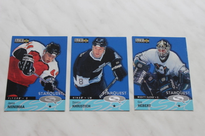 1997-98 Collector's Choice Starquest kortteja alk. 0,50e/kpl