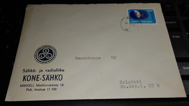 Mikkeli Kone-Sähkö firmakuori 26/10