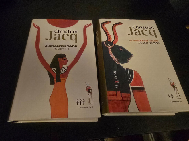 Christian Jacq: Jumalten taru -kirjat osat 2 ja 3