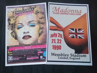 MADONNA --- postikortti 2kpl--- 9,50cm x 13cm   #1