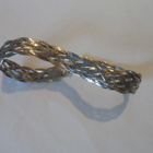 Hopeinen rannekoru 18,5cm - pikkukuva 5