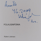 Kalevi Jokinen : Polkusinfonia (signeerattu, tekijän omiste) - pikkukuva 3