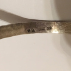 Rannekoru 830 hopea + onyksi jalokivi vintage - pikkukuva 3