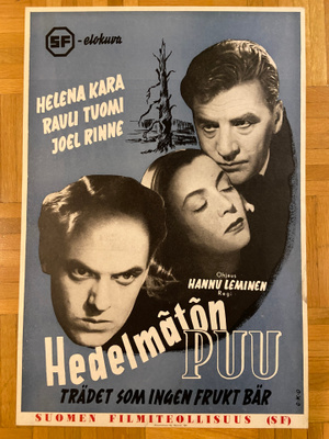 Vanha elokuvajuliste: Hedelmätön puu