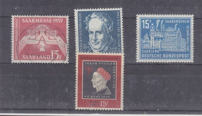 Saksa Saar 1959 vuoden merkit,