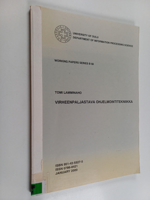 Tomi Lamminaho : Virheenpaljastava ohjelmointitekniikka