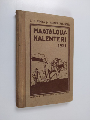 Maatalouskalenteri 1921