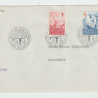 Postileima : HELSINKI  6.10.1957 , I Flug Frankfurt - pikkukuva 1