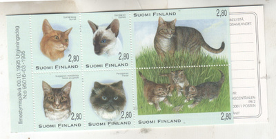 1995 Kissoja vihko postituoreena.